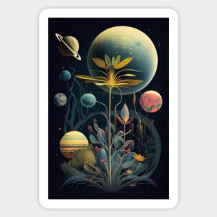 Faraway botanic space #1 Sticker